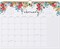 2025-2026 Calendar - Jokotha Wall Calendar 2025, Calendar Runs From Jan 2025 - Jun 2026, 15" x 12", Twin-Wire Binding, Hanging Hook, Floral Design